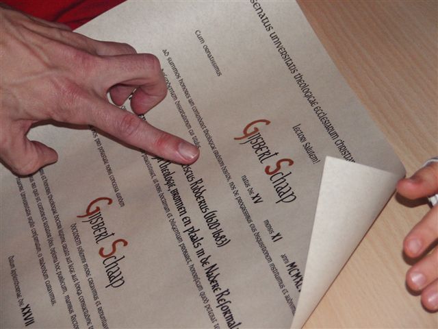 Foto's promotie Ds. G. Schaap